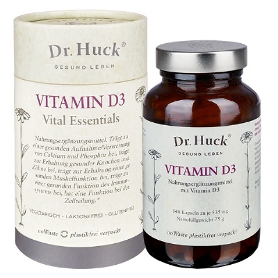 Bild Vitamin D3 Dr. Huck Kapseln vegetarisch (noWaste)